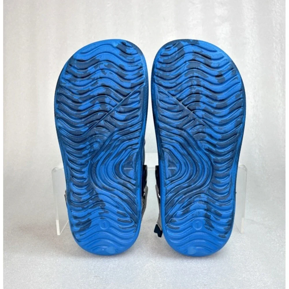 Rugged Shark Adventure Trail Blue Sandals Floatable Washable Boys Size 1 NEW